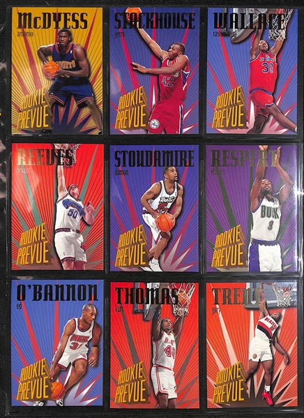 Lot of (500+) Mid to Late 1990s Basketball Cards w. Many Stars and Inserts Inc. Barkley, Malone, Hardaway, Robinson, Kemp, Pippen and More